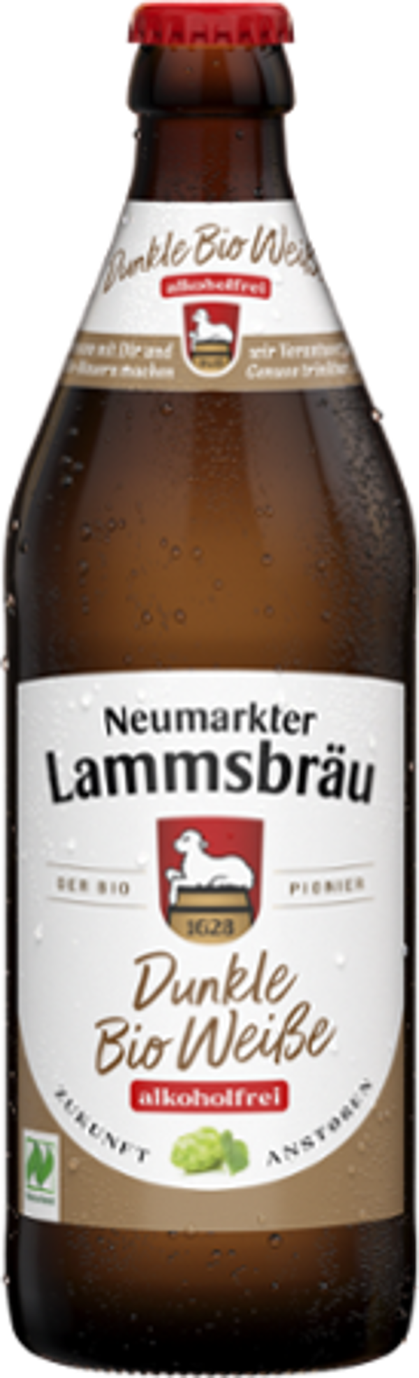 Produktfoto zu Lammsbräu Dunkle Weiße alkoholfrei 10 x 0,5l