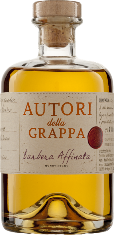 Produktfoto zu Grappa Barbera Affinata 0,5l