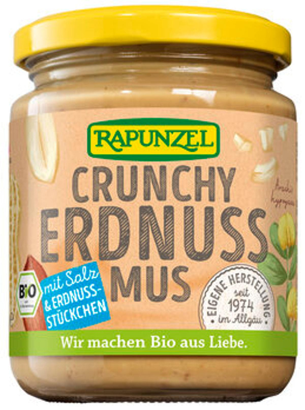 Produktfoto zu Erdnussmus Crunchy 250g