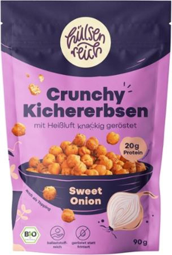 Produktfoto zu Geröstete Kichererbsen Sweet Onion 90g