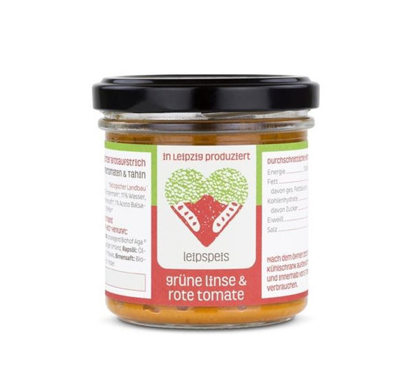 Produktfoto zu Aufstrich Grüne Linse & Rote Tomate 140g