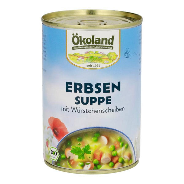 Produktfoto zu Erbsensuppe mit Würstchenscheiben 400g