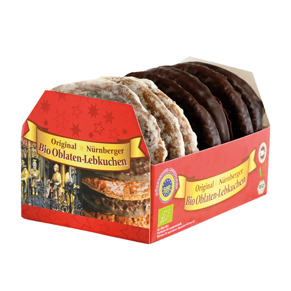 Produktfoto zu 7 Feine Nürnberger Oblatenlebkuchen 200g