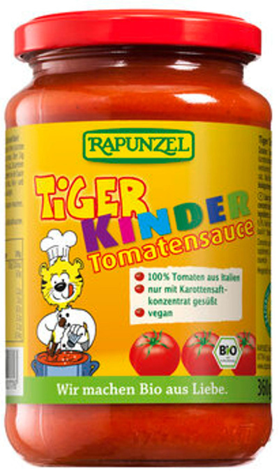 Produktfoto zu Kinder-Tomatensauce Tiger 345ml