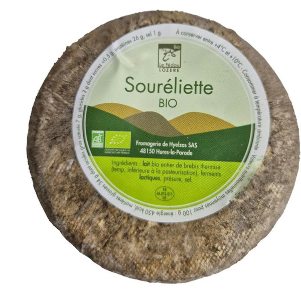Produktfoto zu Souréliette, südfranzösischer Schafskäse aus dem Caussenard Terroir