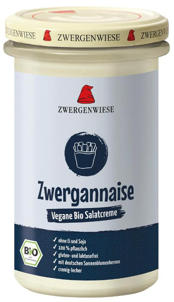 Produktfoto zu Zwergannaise - vegane Salatcreme 230ml