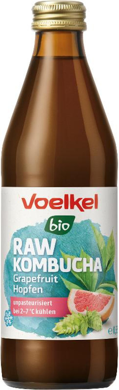 Produktfoto zu RAW Kombucha Grapefruit Hopfen 0,33l