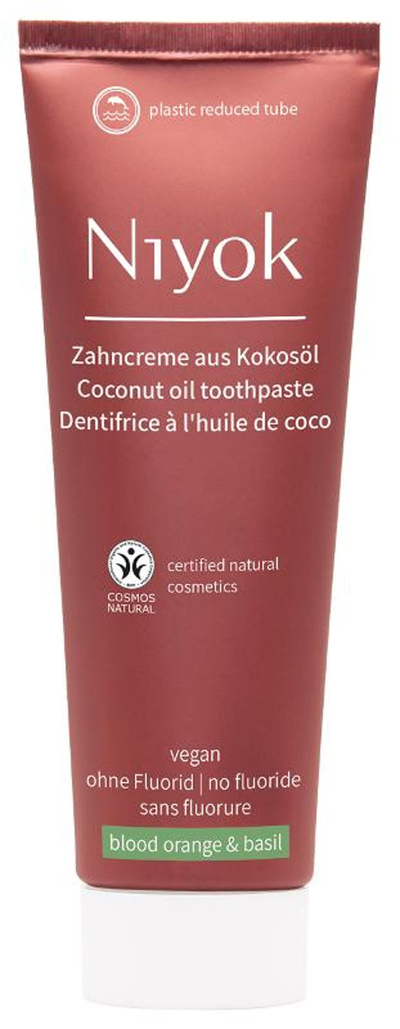 Produktfoto zu Niyok Zahncreme Blutorange Basilikum 75ml