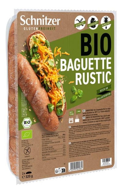 Produktfoto zu Rusticales Baguette glutenfrei 6x320g