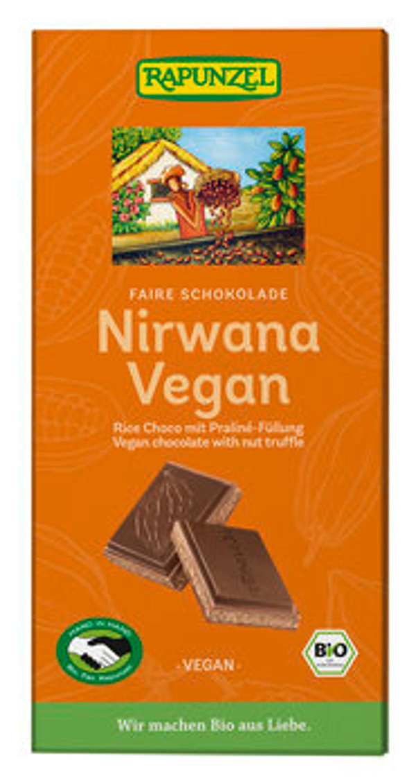 Produktfoto zu Nirwana - vegane Schokolade 100g