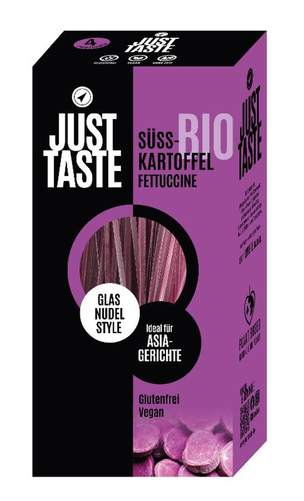 Produktfoto zu Lila Süßkartoffel Fettuccine 250g
