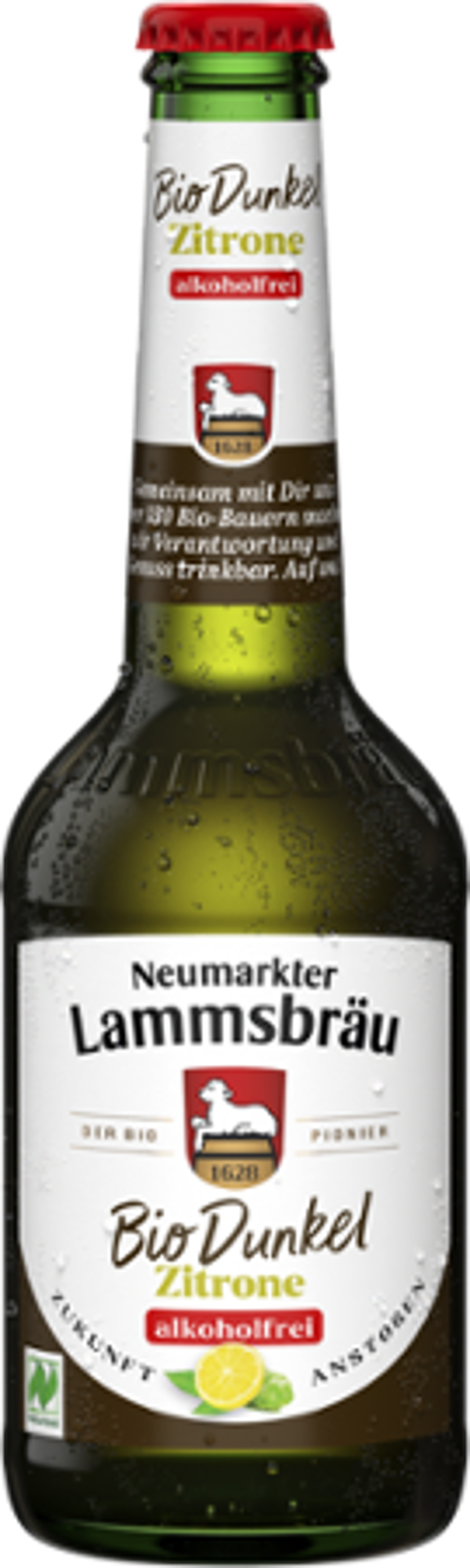 Produktfoto zu Lammsbräu Dunkel Zitrone alkoholfrei 10 x 0,33l
