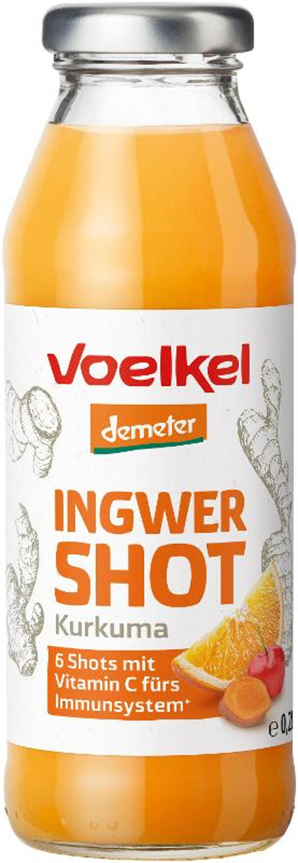 Produktfoto zu Shot Ingwer & Kurkuma 280ml
