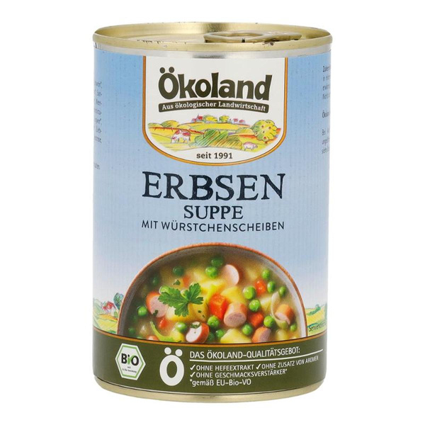Produktfoto zu Erbsensuppe mit Würstchenscheiben 400g