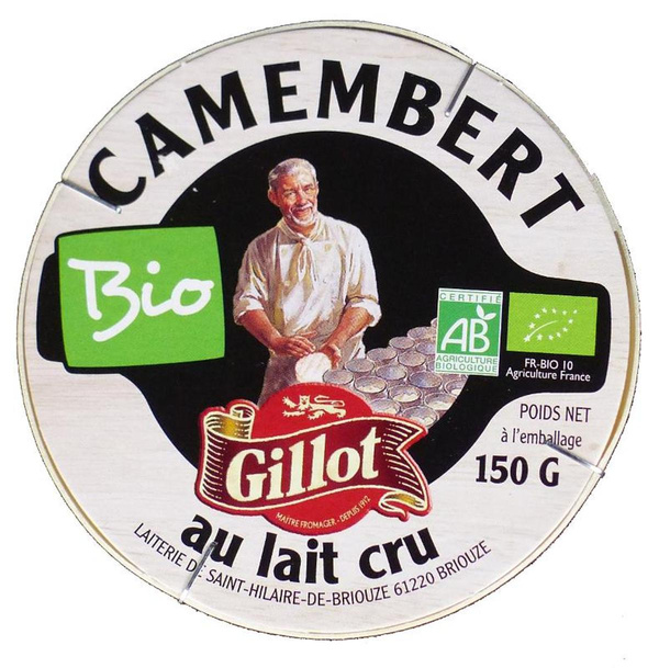 Produktfoto zu Camembert Gillot, Rohmilch 150g