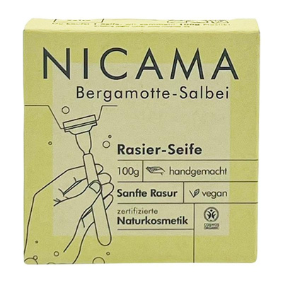 Produktfoto zu Rasierseife Bergamotte Salbei 100g