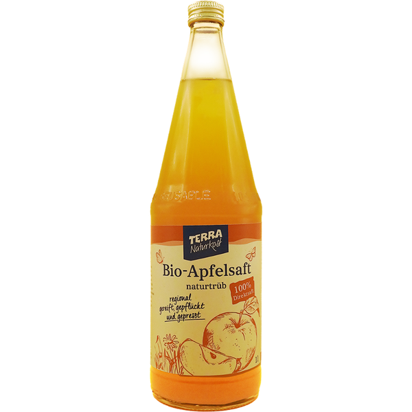 Produktfoto zu Apfelsaft naturtrüb 6 x 1l