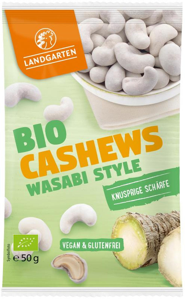 Produktfoto zu Cashews Wasabi 50g
