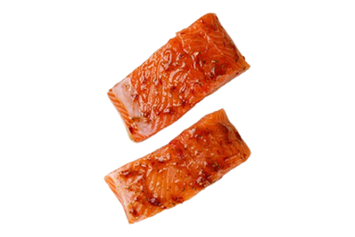 Produktfoto zu Irisches Lachsfilet mit Haut mariniert, ca 250g (aufgetaut)