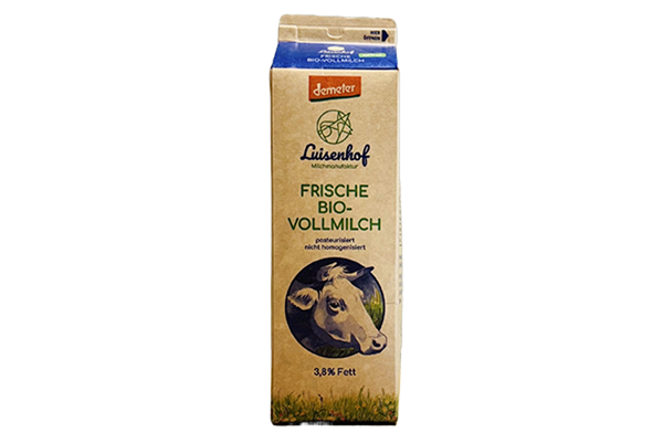 Produktfoto zu Frische Vollmilch 3,8% 1L