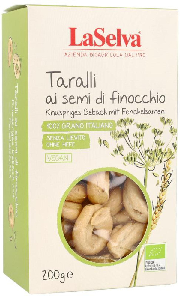 Produktfoto zu Taralli mit Fenchelsamen 200g