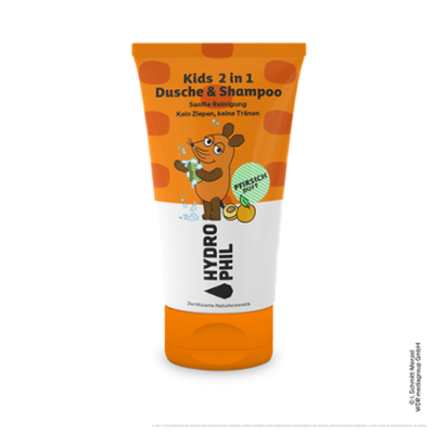Produktfoto zu Shampoo & Dusche Maus Pfirsichduft 200ml