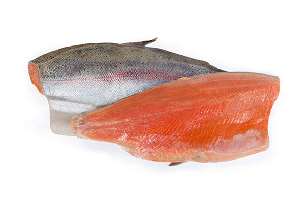 Produktfoto zu Regenbogenforellenfilet mit Haut, küchenfertig, ca 250g