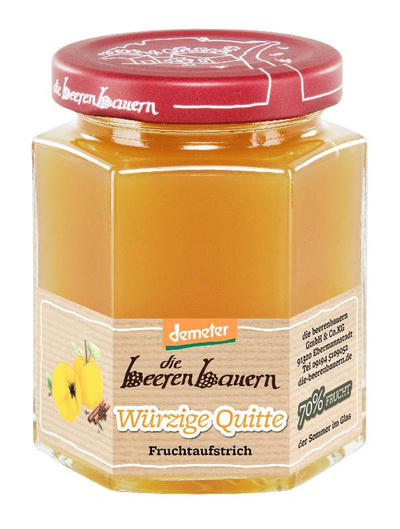 Produktfoto zu Würzige Quitte Fruchtaufstrich 200g