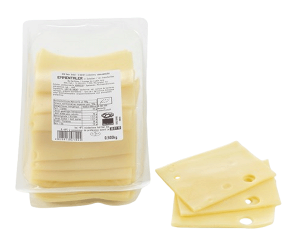 Produktfoto zu Emmentaler Scheiben 500g