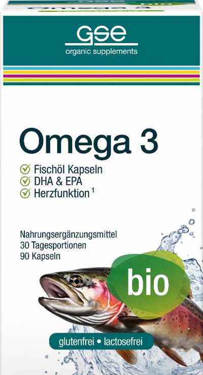 Produktfoto zu Omega 3 Fischöl Kapseln 90 Kps