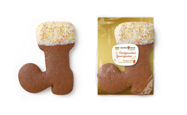 Produktfoto zu Gewürzkuchen Stiefel verpackt ca.140g, vegan