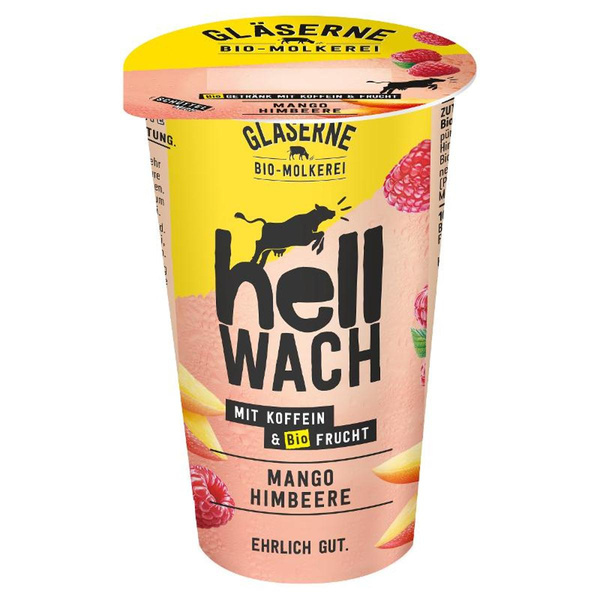 Produktfoto zu HellWach Mango Himbeere mit Koffein 230ml
