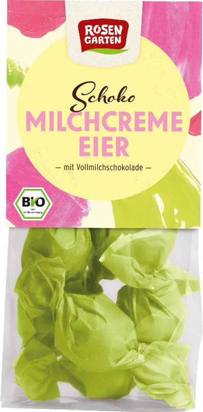 Produktfoto zu Vollmilch Schoko Eier mit Milchcreme gefüllt 85g