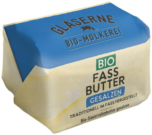 Produktfoto zu Fassbutter gesalzen Sauerrahm 250g