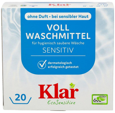 Produktfoto zu Klar Vollwaschmittel 1kg