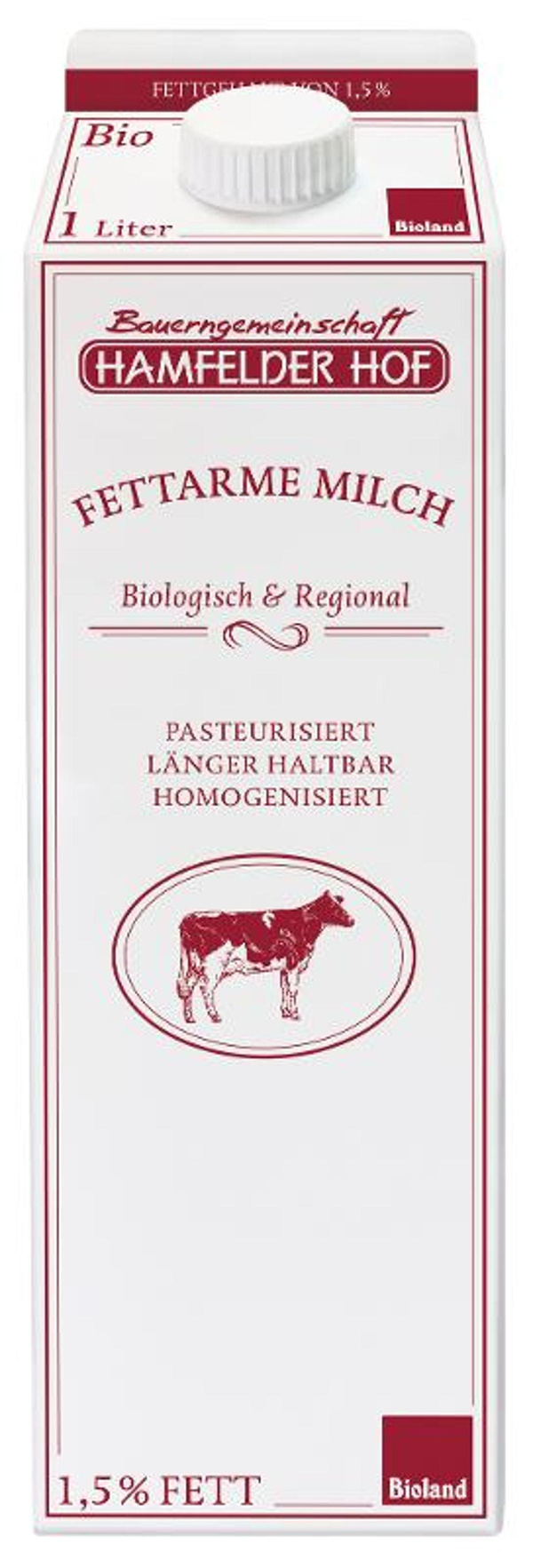 Produktfoto zu Weidemilch 1,5% 1L, Kuh & Kalb