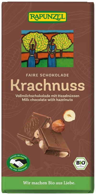 Produktfoto zu Krachnuss Milchschokolade 100g