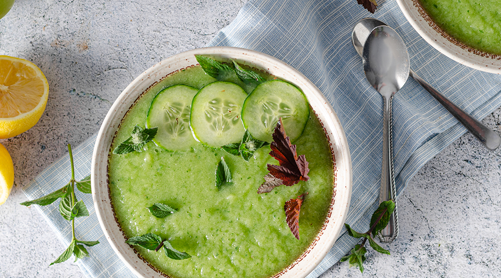 Rezeptbild für Kalte Gurkensuppe
