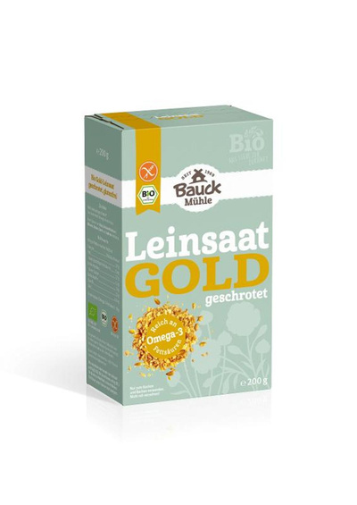 Produktfoto zu Gold Leinsaat geschrotet 200g