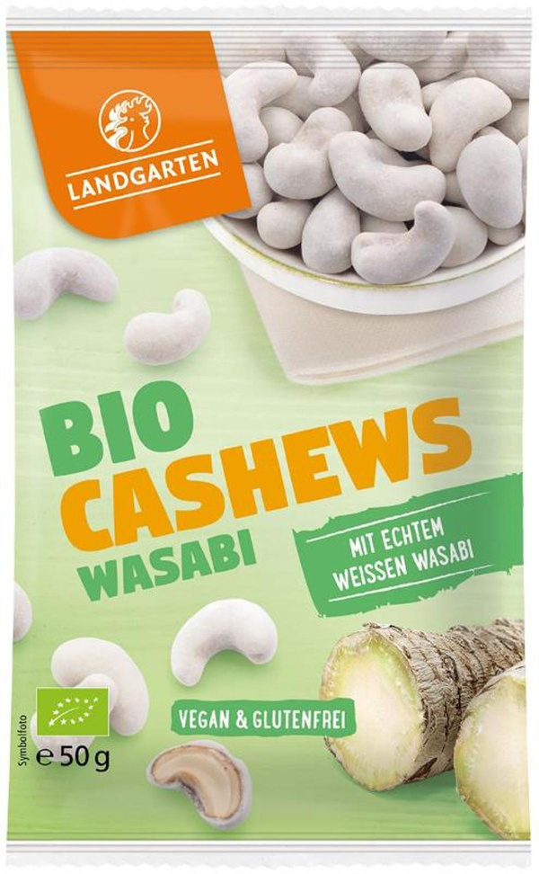 Produktfoto zu Cashews Wasabi 50g