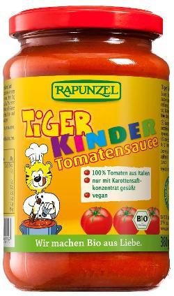 Produktfoto zu Kinder-Tomatensauce Tiger 345ml