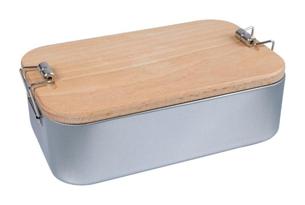 Produktfoto zu Lunchbox Buchenholzdeckel