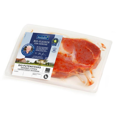Produktfoto zu Putensteak a.d. Oberkeule gewürzt 1 Stück ca. 320g