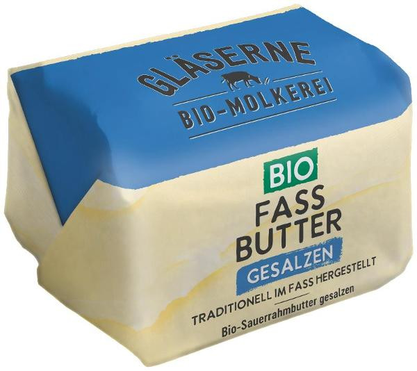 Produktfoto zu Fassbutter gesalzen Sauerrahm 250g