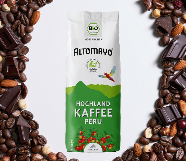 Produktfoto zu Hochland Kaffee Peru gemahlen 500g