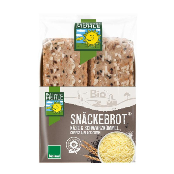 Produktfoto zu Snäckebrot Schwarzkümmel und Käse 200g