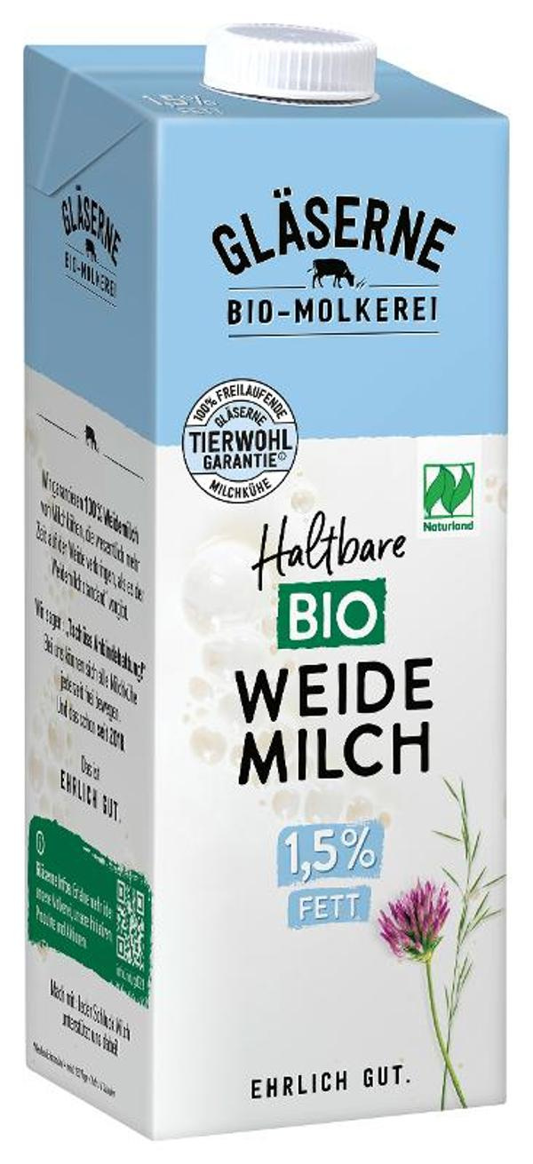 Produktfoto zu H-Weidemilch 1,5% 1l