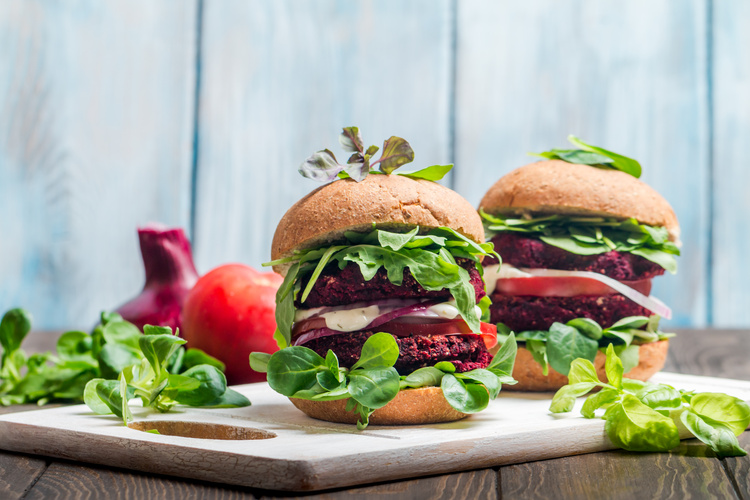Rezeptbild für Vegetarische Rote-Beete-Burger