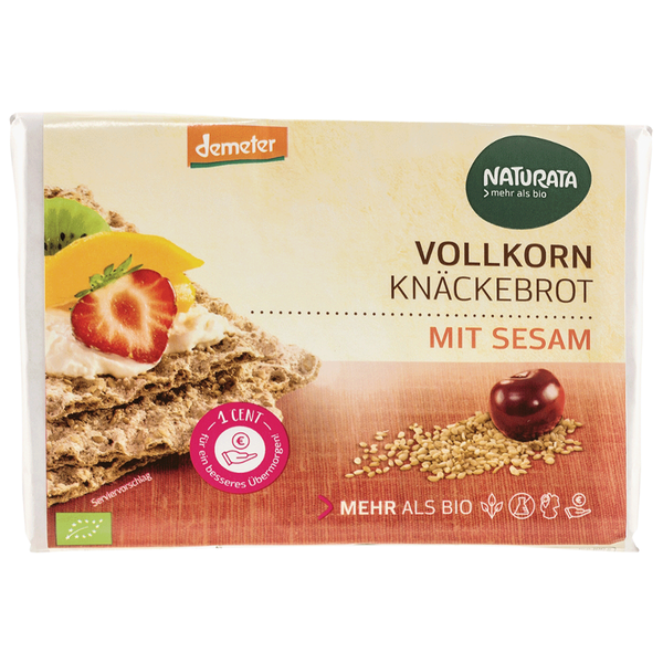 Produktfoto zu Vollkorn Knäckebrot mit Sesam 250g