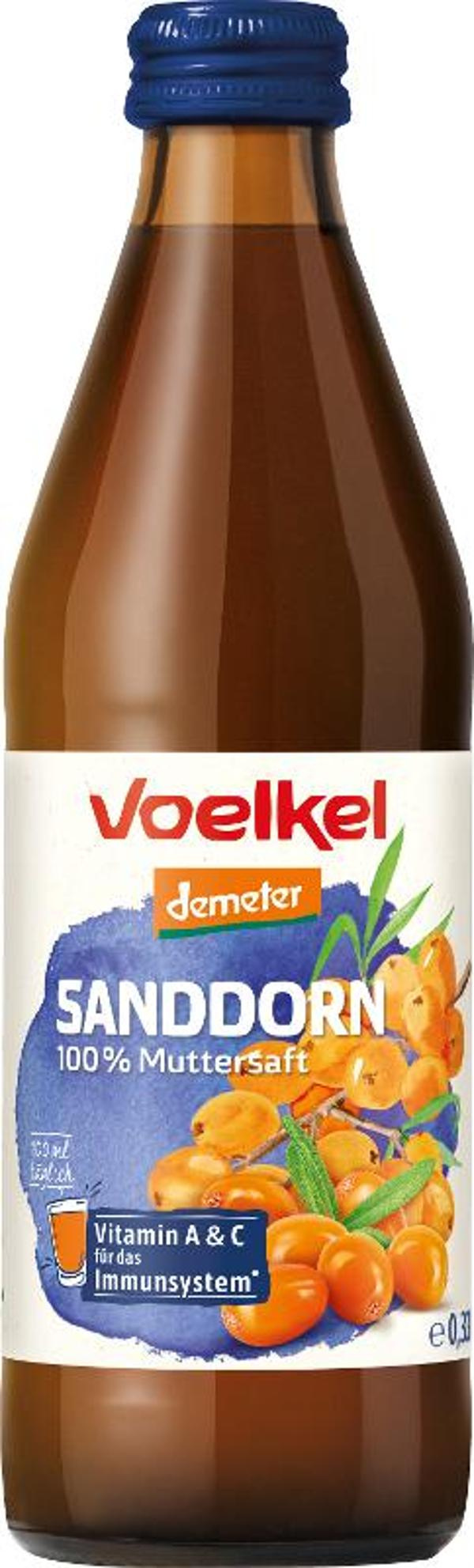 Produktfoto zu Sanddorn Muttersaft 0,33l